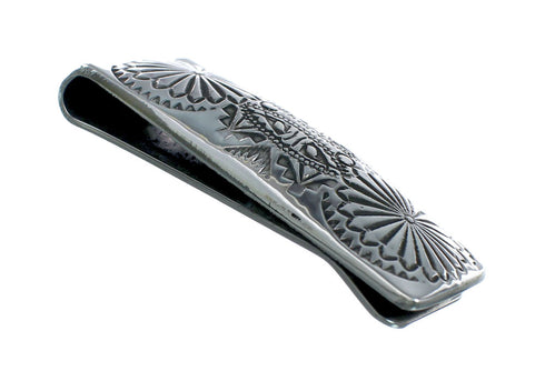 Native American Navajo Sterling Silver Money Clip NN20376